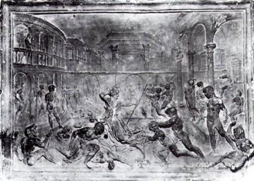 Allégorie de jeter Sienese Francesco di Giorgio Peinture à l'huile